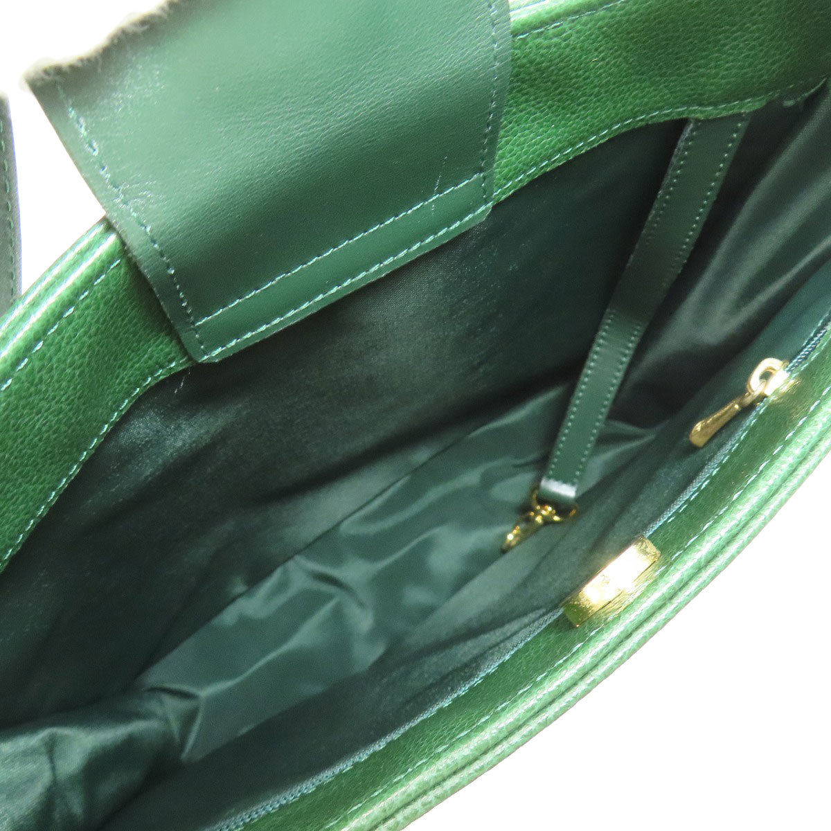 Longchamp logo Shoulder Bag Leather Ladies [Used]