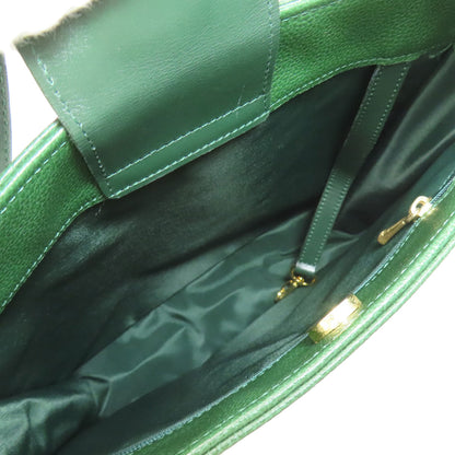 Longchamp logo Shoulder Bag Leather Ladies [Used]