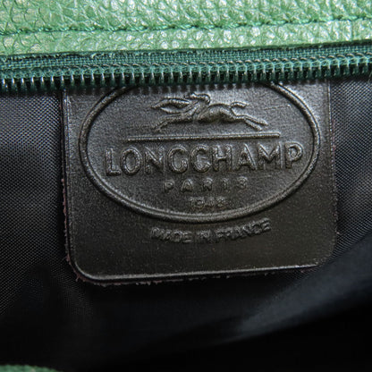 Longchamp logo Shoulder Bag Leather Ladies [Used]