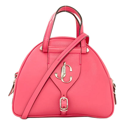 Jimmy Choo Valenne bowling bag 2WAY Handbag Leather Ladies [Used]