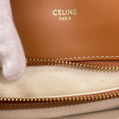 CELINE Vertical Cabas 2WAY Handbag Canvas Ladies [Used]