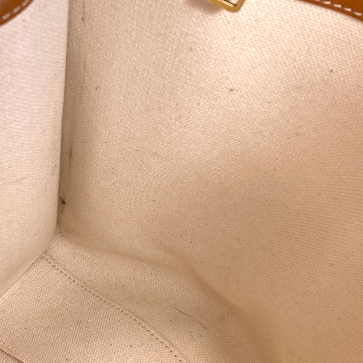 CELINE Vertical Cabas 2WAY Handbag Canvas Ladies [Used]