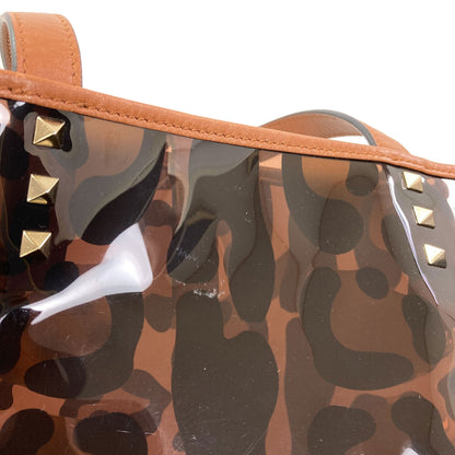 VALENTINO Studs Tote Bag Plastics Ladies [Used]