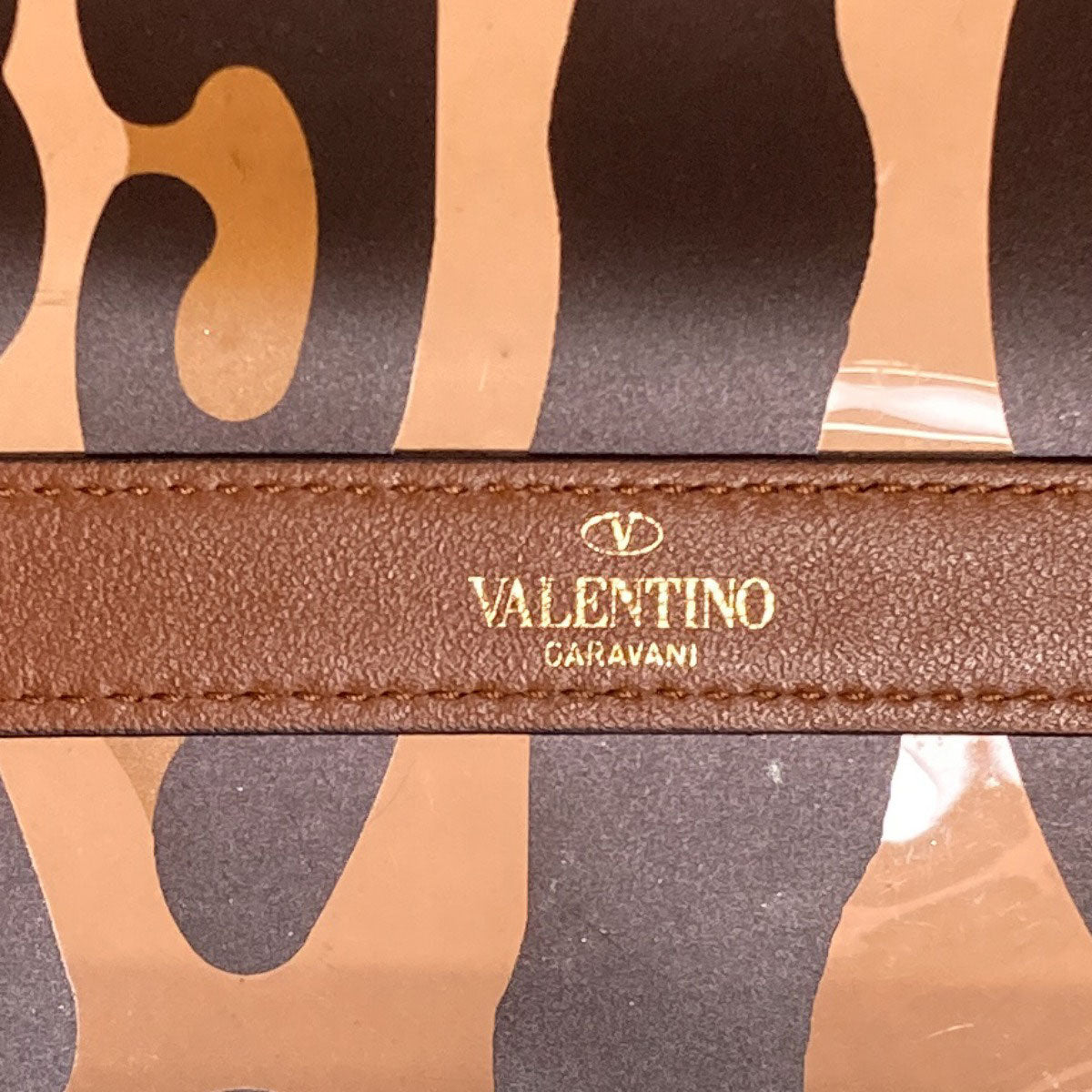 VALENTINO Studs Tote Bag Plastics Ladies [Used]