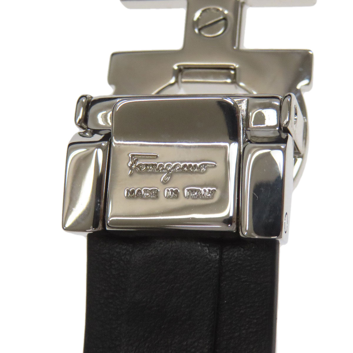 Salvatore Ferragamo GanciniHardware belt Leather mens [Used]