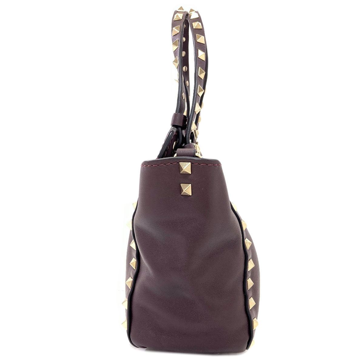 VALENTINO Studs 2WAY Handbag Calf Ladies [Used]