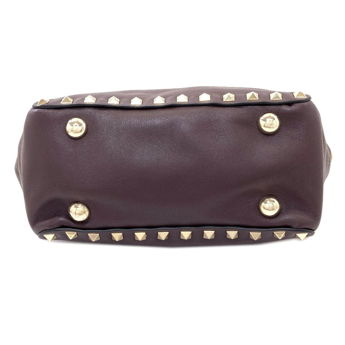VALENTINO Studs 2WAY Handbag Calf Ladies [Used]