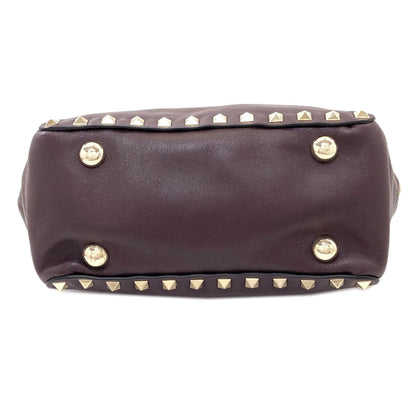 VALENTINO Studs 2WAY Handbag Calf Ladies [Used]