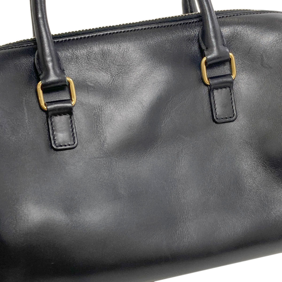 YVES SAINT LAURENT Baby duffel 2WAY Handbag Leather Ladies [Used]