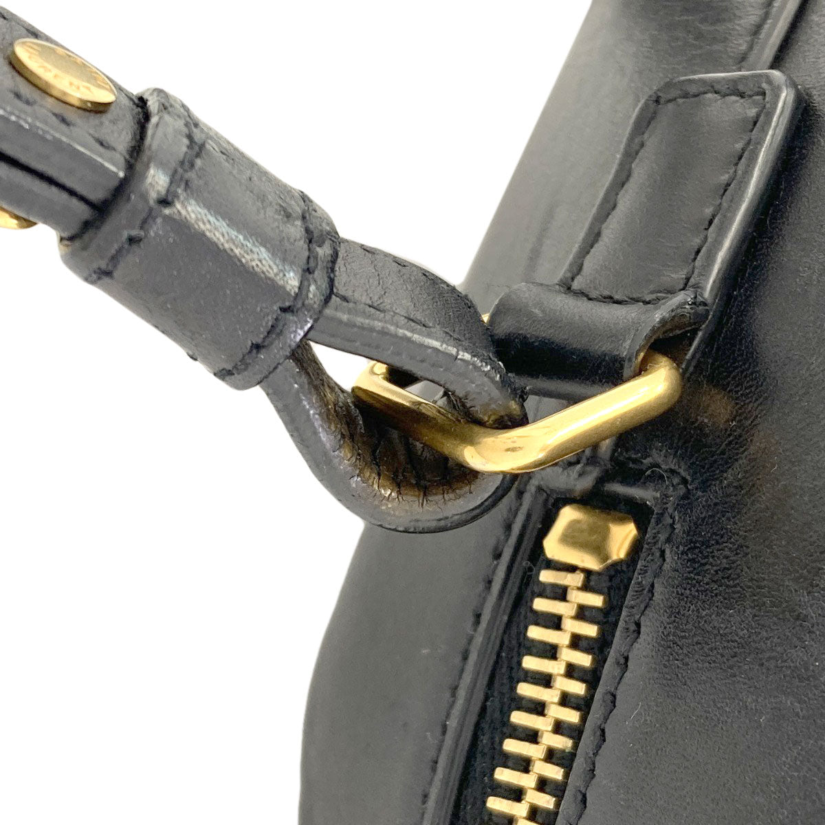 YVES SAINT LAURENT Baby duffel 2WAY Handbag Leather Ladies [Used]