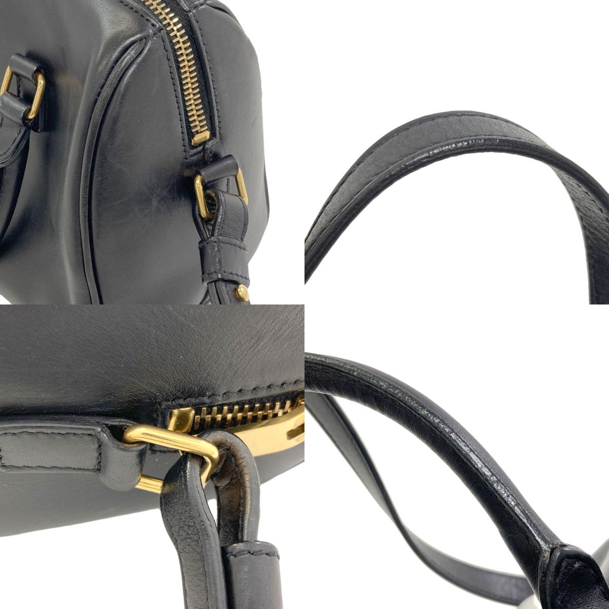 YVES SAINT LAURENT Baby duffel 2WAY Handbag Leather Ladies [Used]