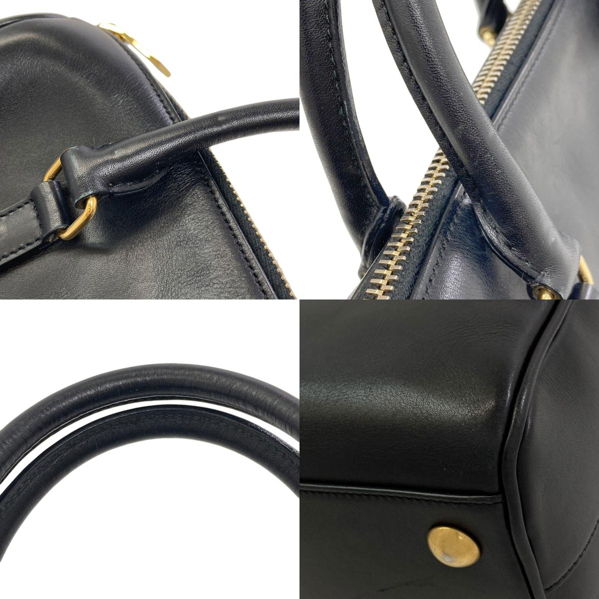 YVES SAINT LAURENT Baby duffel 2WAY Handbag Leather Ladies [Used]