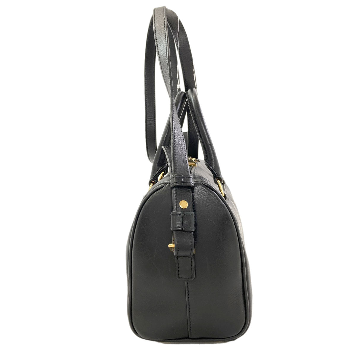 YVES SAINT LAURENT Baby duffel 2WAY Handbag Leather Ladies [Used]