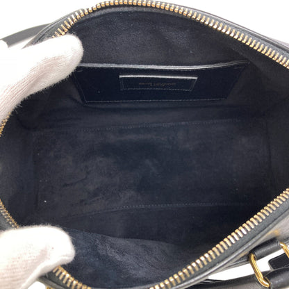 YVES SAINT LAURENT Baby duffel 2WAY Handbag Leather Ladies [Used]