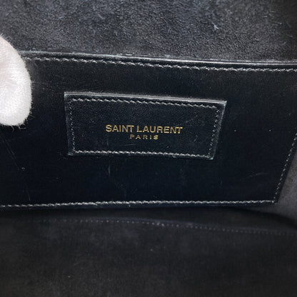 YVES SAINT LAURENT Baby duffel 2WAY Handbag Leather Ladies [Used]