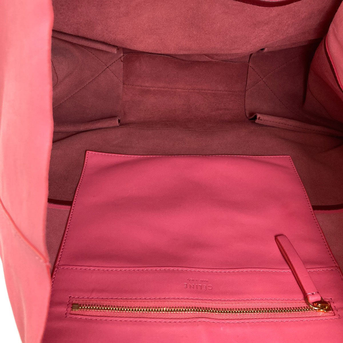 CELINE Horizontalkava Tote Bag Leather Ladies [Used]