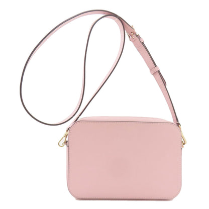 kate spade logo Shoulder Bag Leather Ladies [Used]
