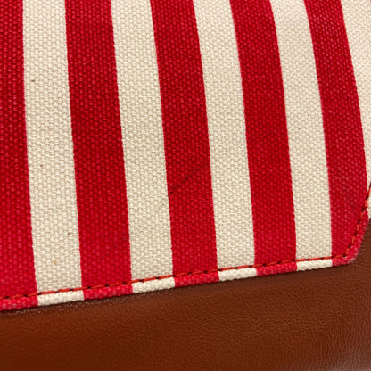 MARNI Stripe 2WAY Tote Bag Canvas LeatherLadies [Used]