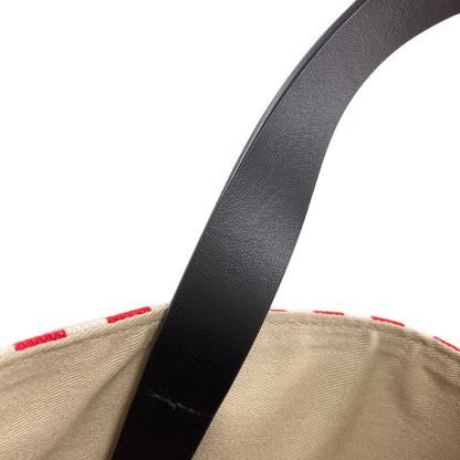 MARNI Stripe 2WAY Tote Bag Canvas LeatherLadies [Used]