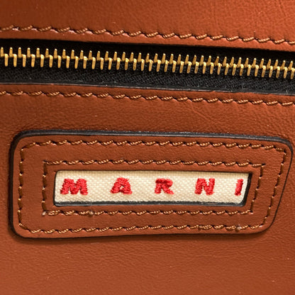 MARNI Stripe 2WAY Tote Bag Canvas LeatherLadies [Used]