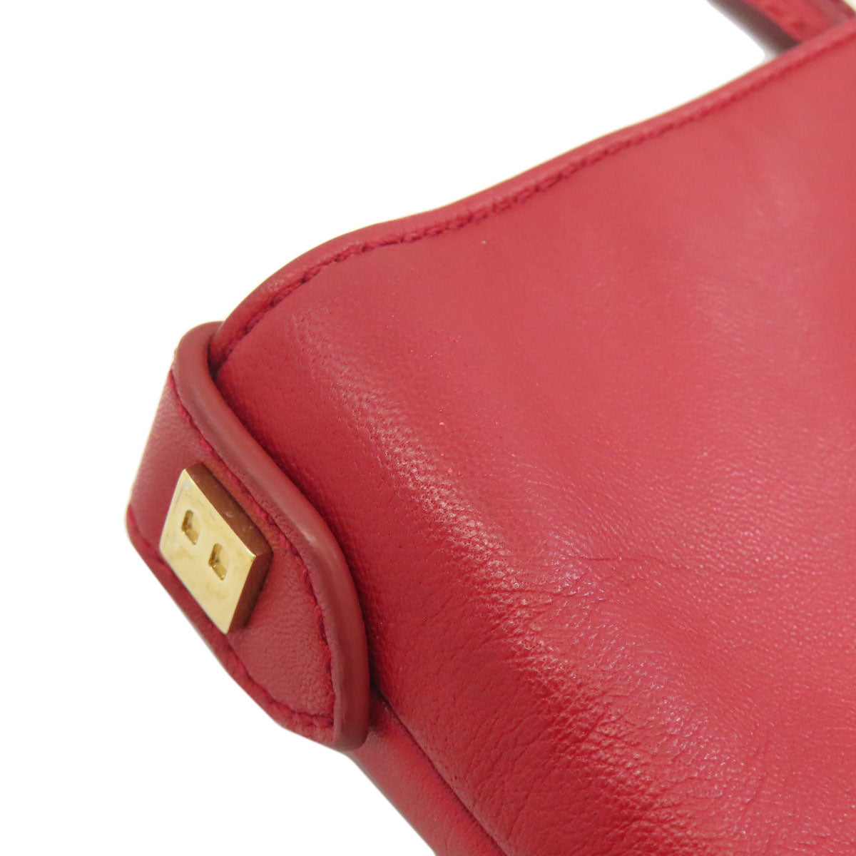 BALLY logo Tote Bag Leather Ladies [Used]