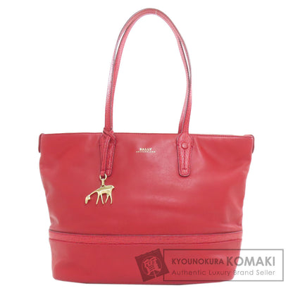 BALLY logo Tote Bag Leather Ladies [Used]