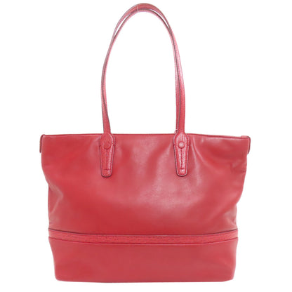 BALLY logo Tote Bag Leather Ladies [Used]