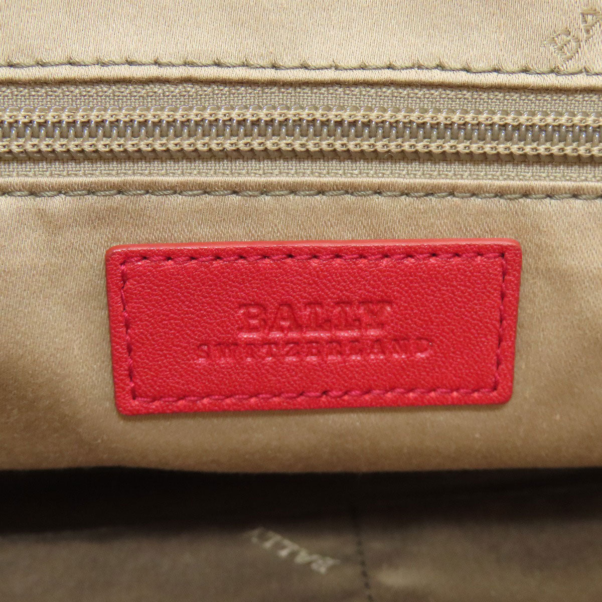 BALLY logo Tote Bag Leather Ladies [Used]