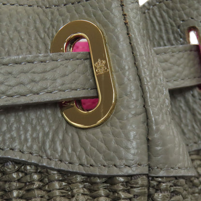 ADMJ logo Tote Bag Leather Ladies [Used]