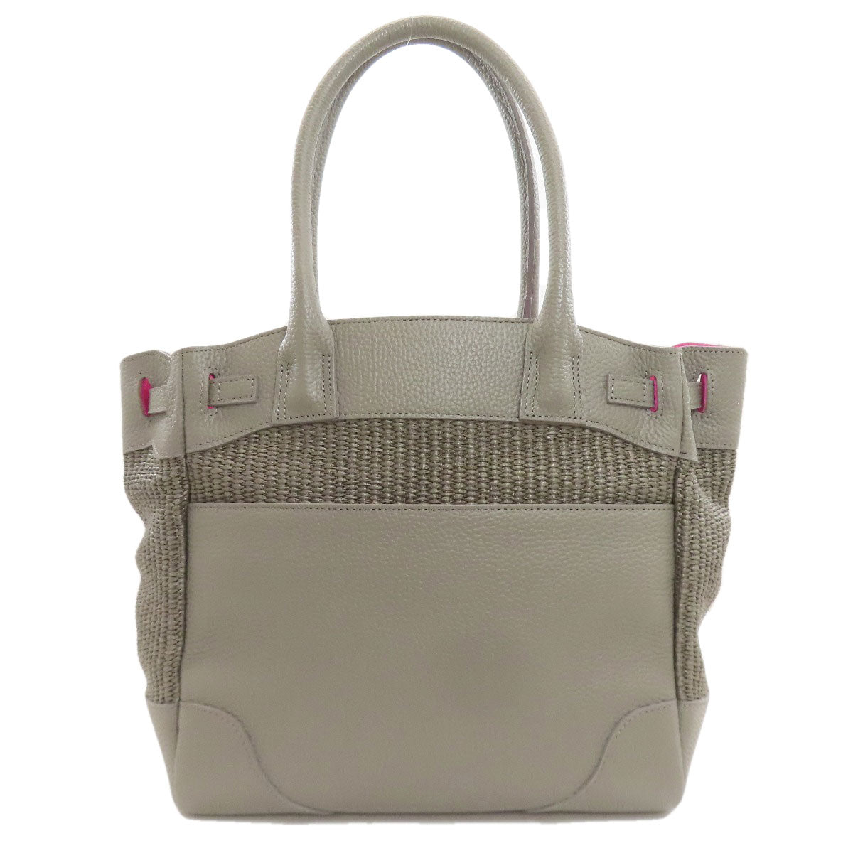 ADMJ logo Tote Bag Leather Ladies [Used]