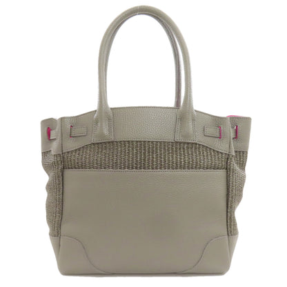 ADMJ logo Tote Bag Leather Ladies [Used]