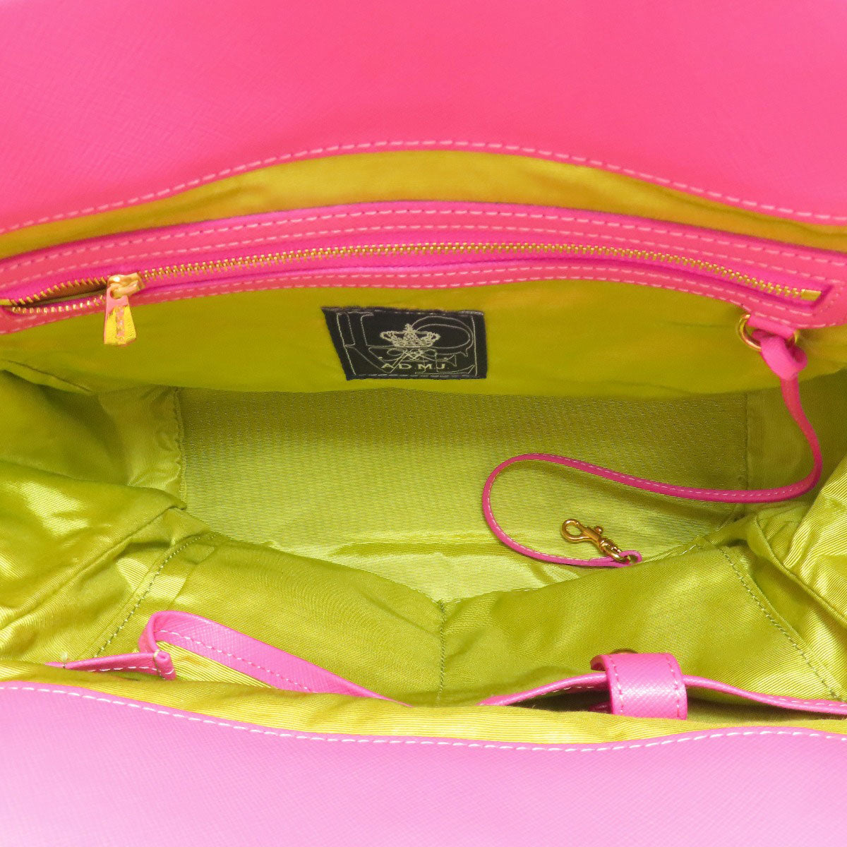 ADMJ logo Tote Bag Leather Ladies [Used]