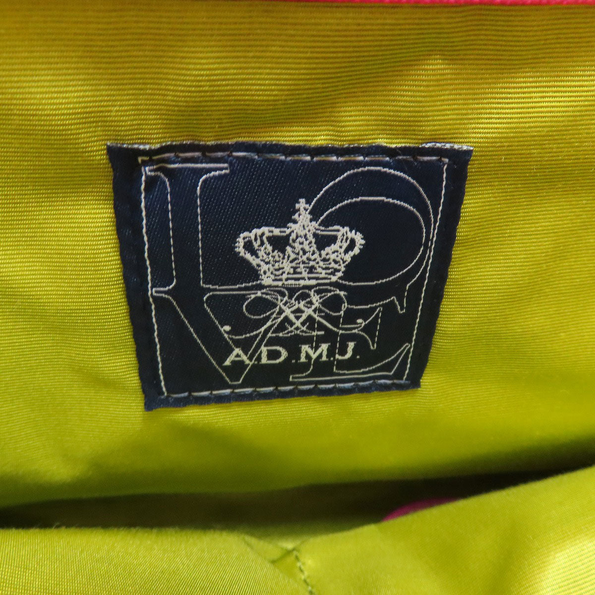 ADMJ logo Tote Bag Leather Ladies [Used]