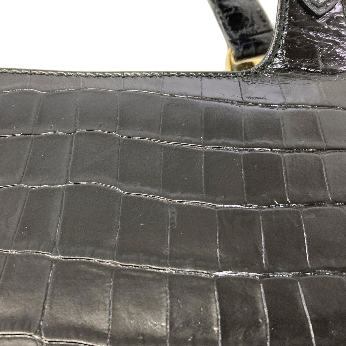 Salvatore Ferragamo Embossed 2WAY Handbag Leather Ladies [Used]