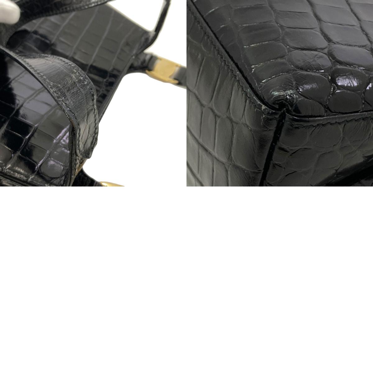 Salvatore Ferragamo Embossed 2WAY Handbag Leather Ladies [Used]