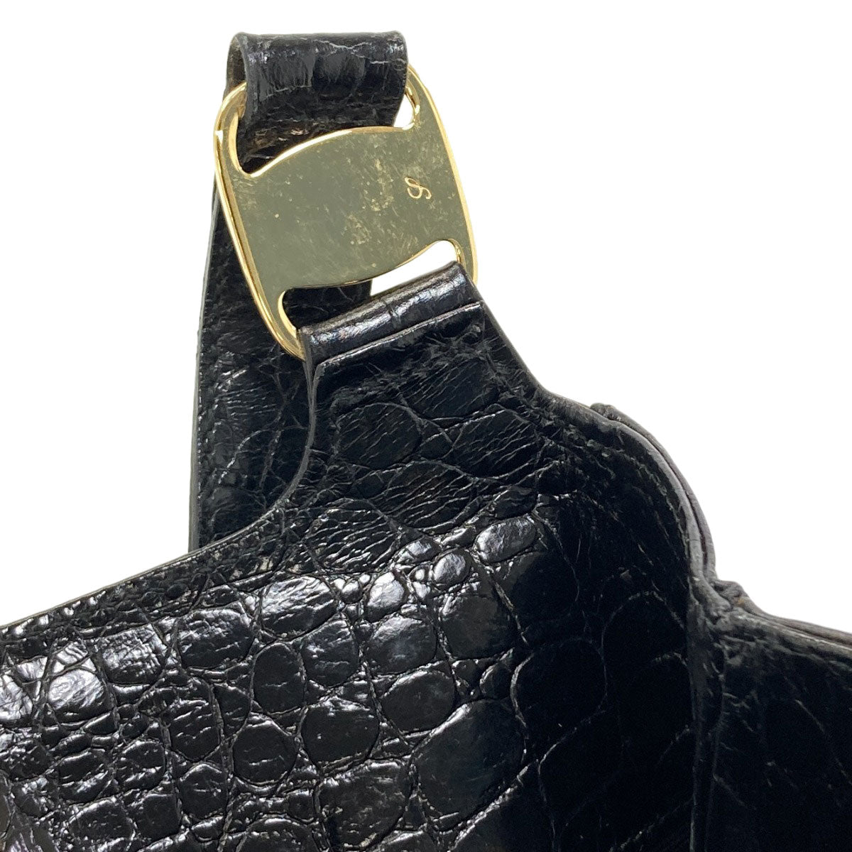 Salvatore Ferragamo Embossed 2WAY Handbag Leather Ladies [Used]