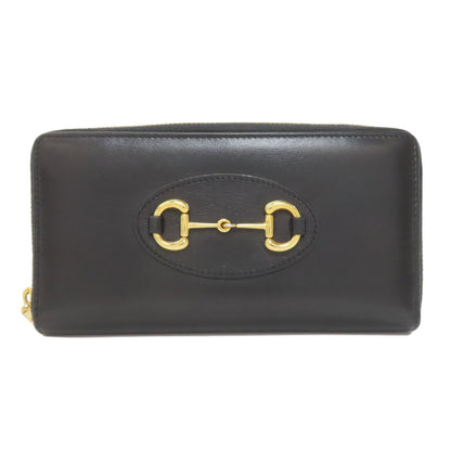GUCCI 621889 Horsebit Long wallet (with coin pocket) Leather Ladies [Used]