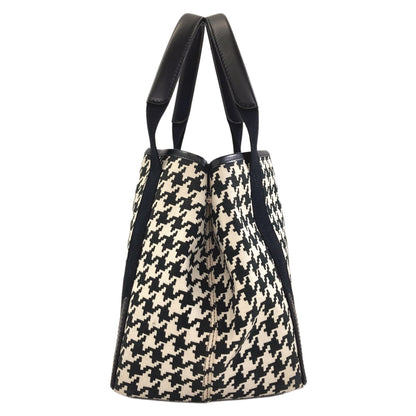 BALENCIAGA 339933 NAVY CABAS S Tote Bag Canvas Ladies [Used]