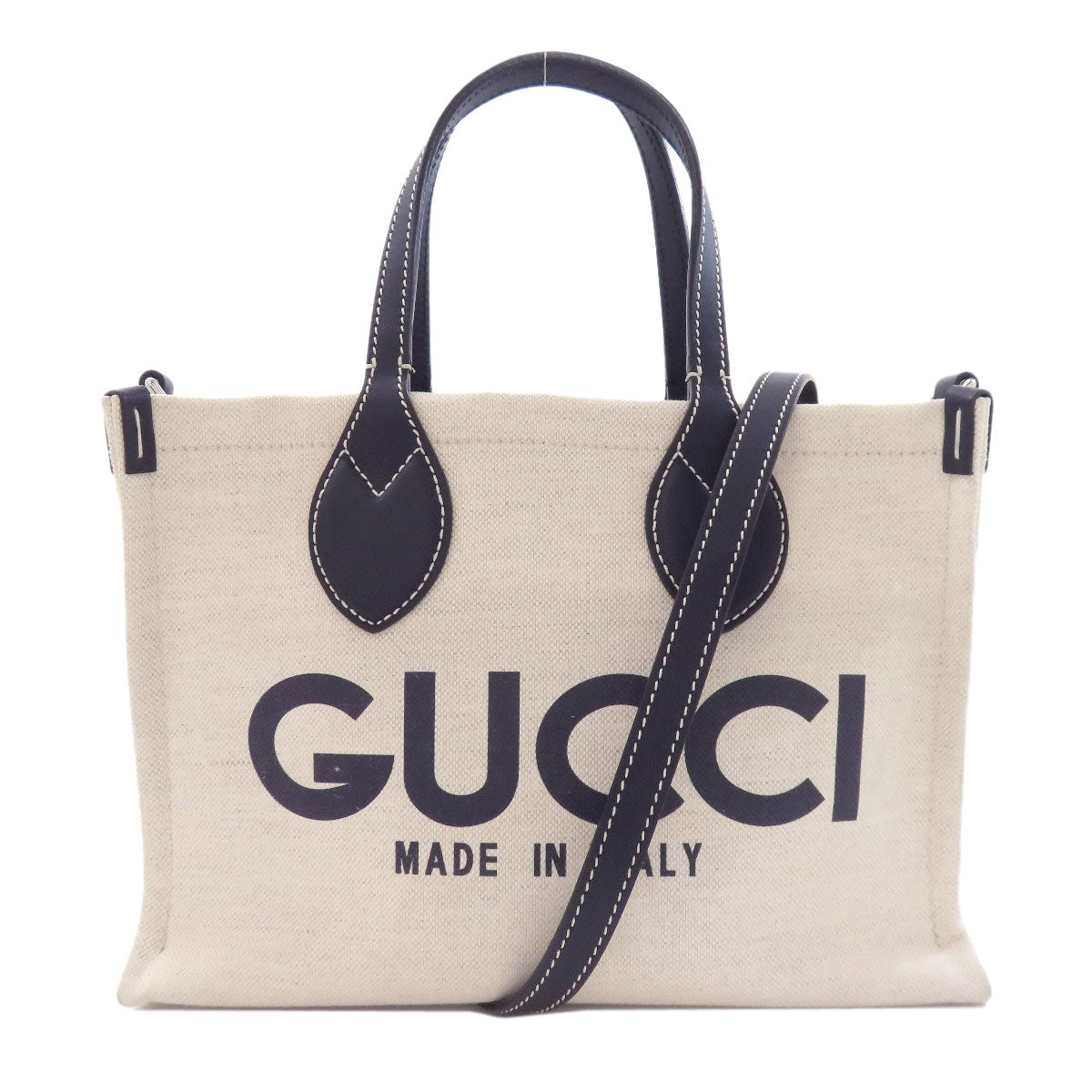 GUCCI 772144 Japan exclusive GUCCI print mini 2WAY Handbag Canvas Ladies [Used]