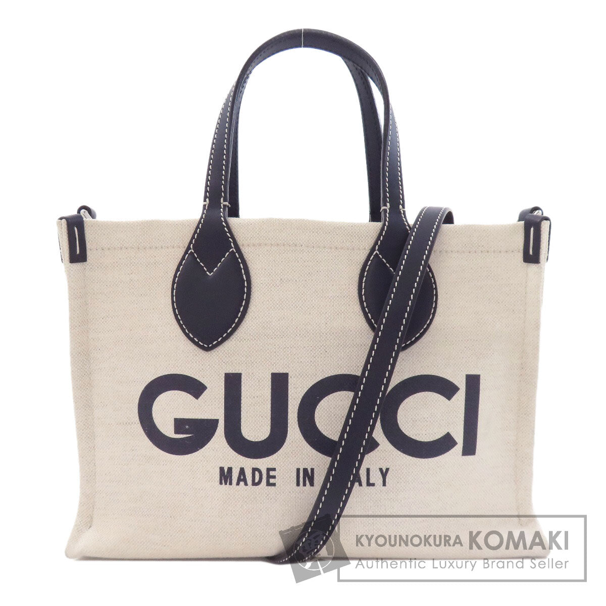 GUCCI 772144 Japan exclusive GUCCI print mini 2WAY Handbag Canvas Ladies [Used]