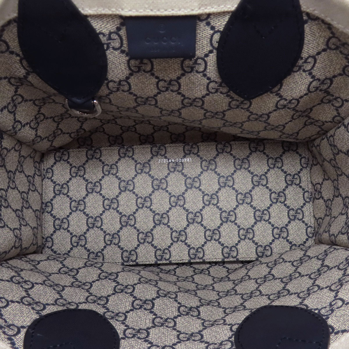GUCCI 772144 Japan exclusive GUCCI print mini 2WAY Handbag Canvas Ladies [Used]