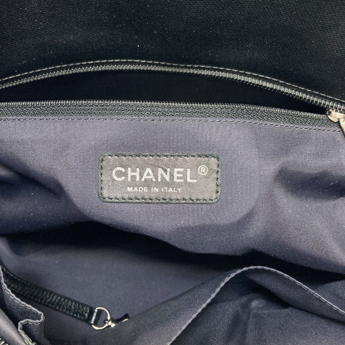 CHANEL Paris Biarritz GM SilverHardware Tote Bag Calf Ladies [Used]
