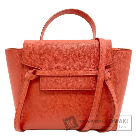 CELINE Nano belt bag 2WAY Handbag Calf Ladies [Used]