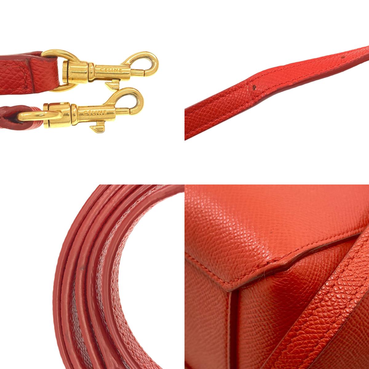 CELINE Nano belt bag 2WAY Handbag Calf Ladies [Used]