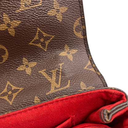 LOUIS VUITTON M43713 sampras seed Shoulder Bag Monogram canvas Ladies [Used]