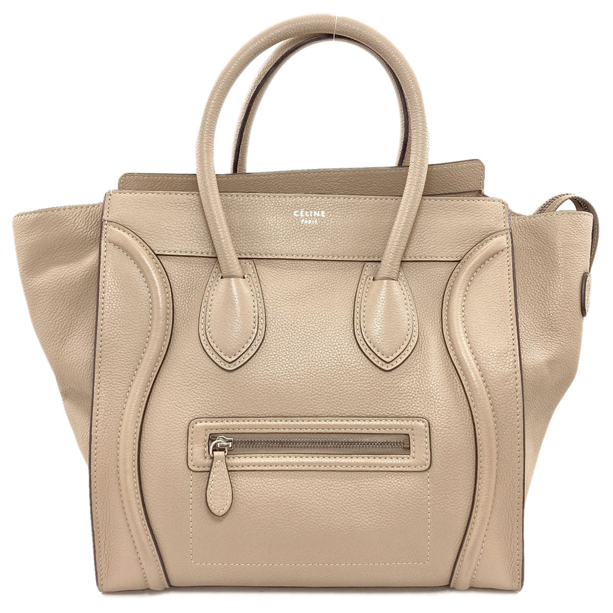 CELINE Luggage mini Tote Bag Calf Ladies [Used]
