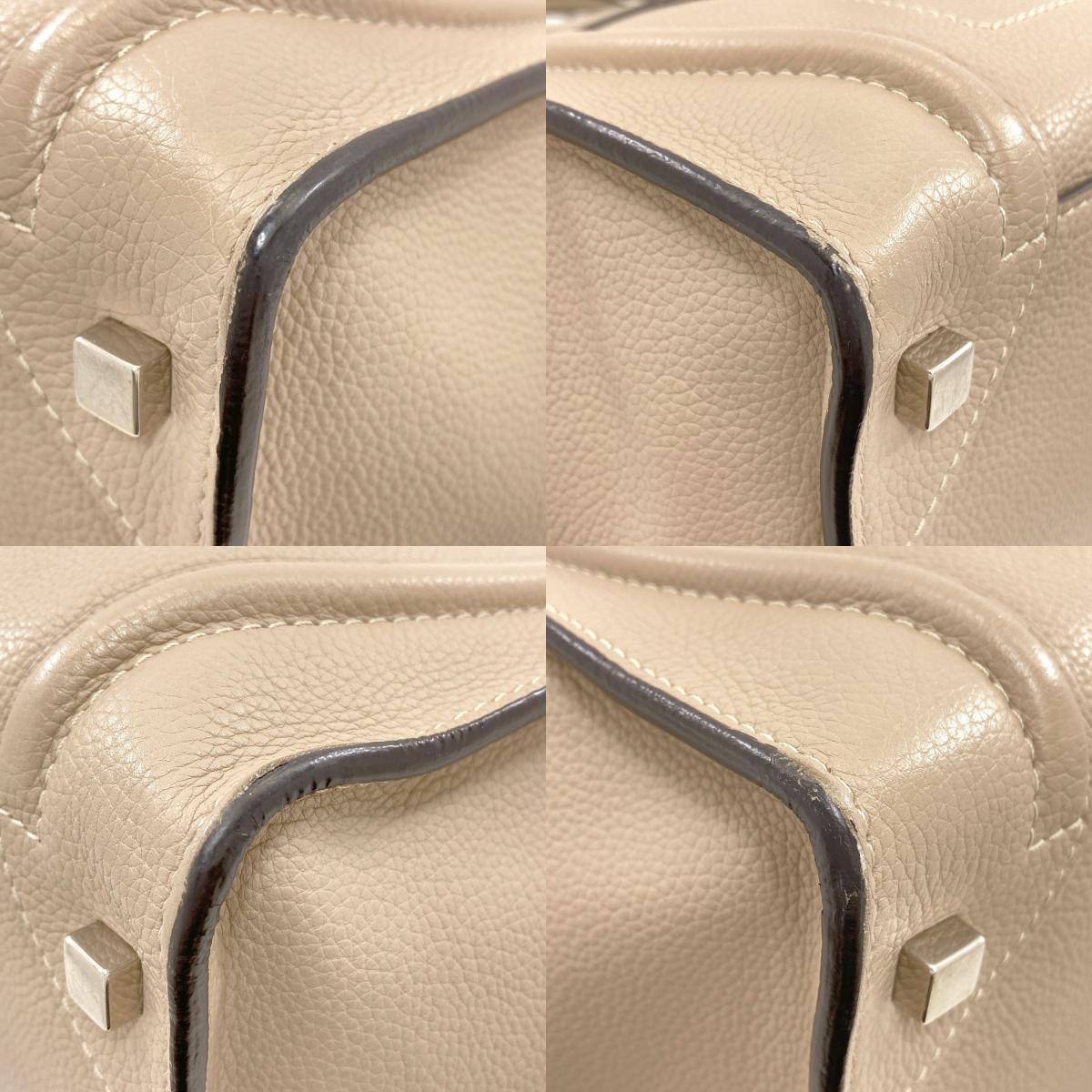 CELINE Luggage mini Tote Bag Calf Ladies [Used]