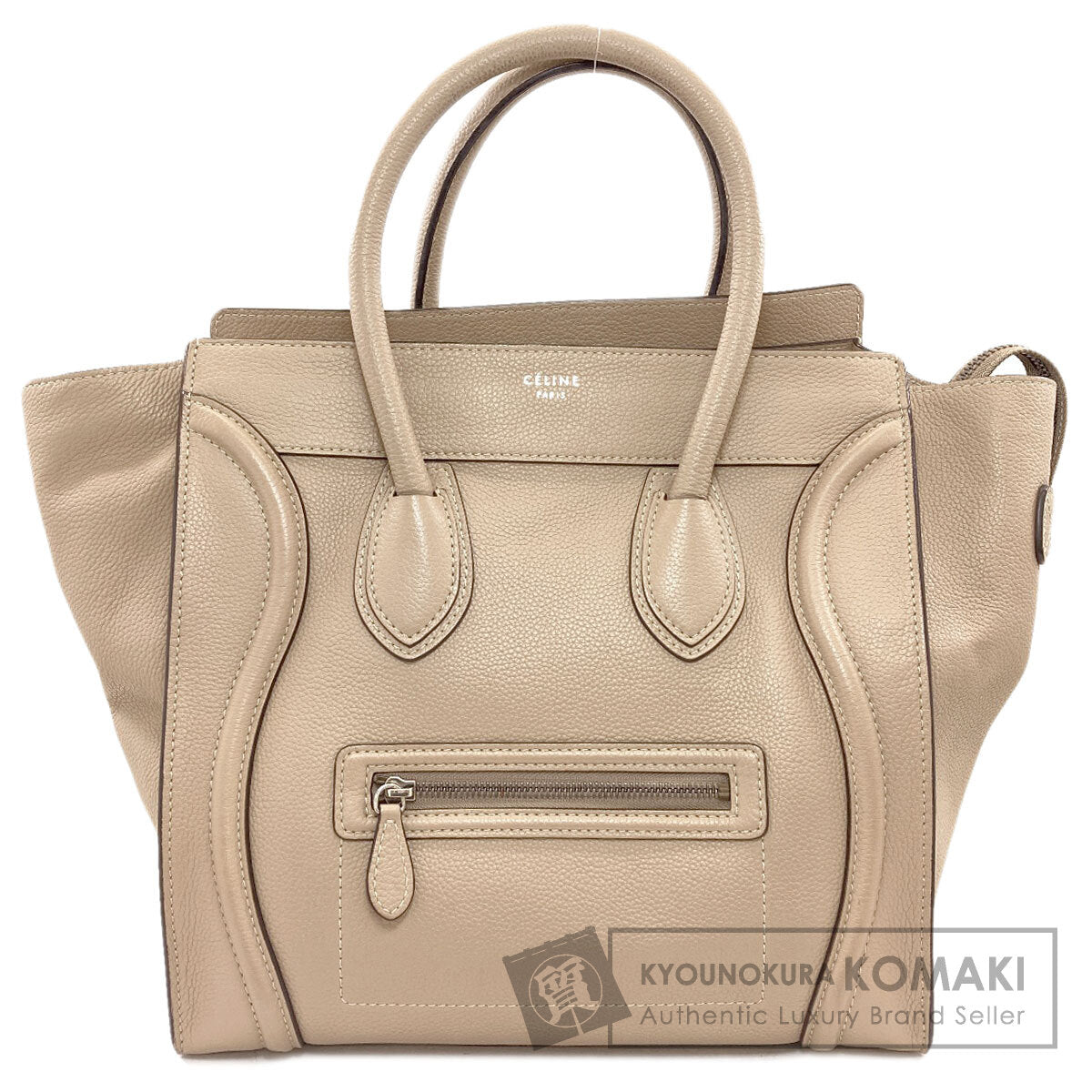 CELINE Luggage mini Tote Bag Calf Ladies [Used]