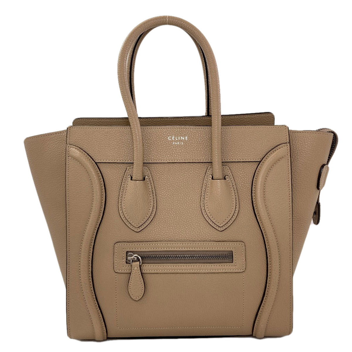 CELINE Luggage micro Handbag Calf Ladies [Used]