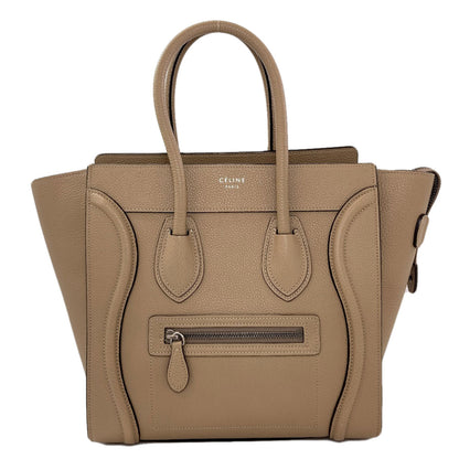 CELINE Luggage micro Handbag Calf Ladies [Used]